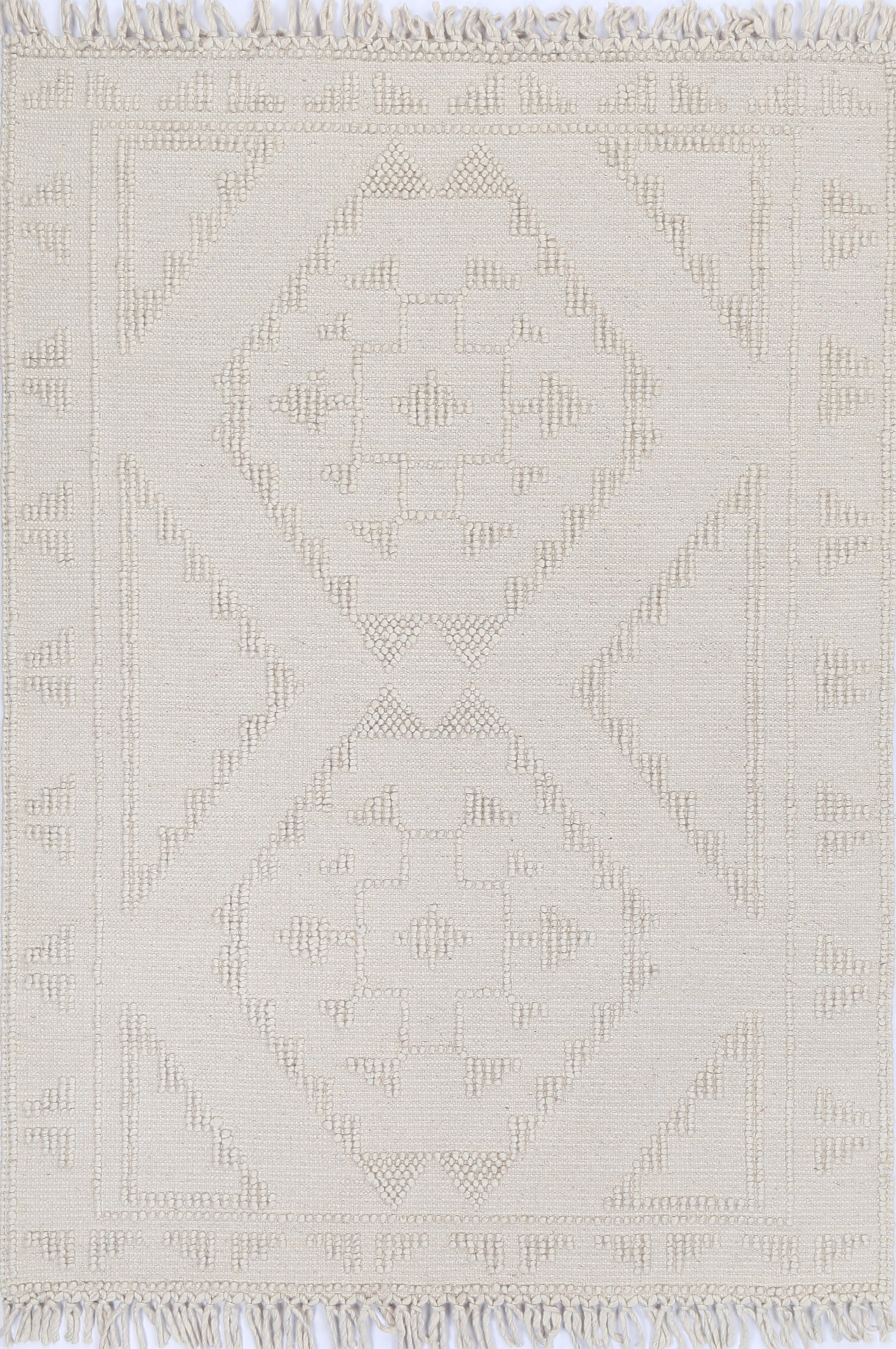 Diego Ornamental Beige Wool Rug – Rugs a Million