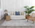 Diego Ornamental Light Grey Wool Rug