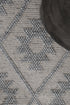 Diego Geometric Light Grey Wool Rug