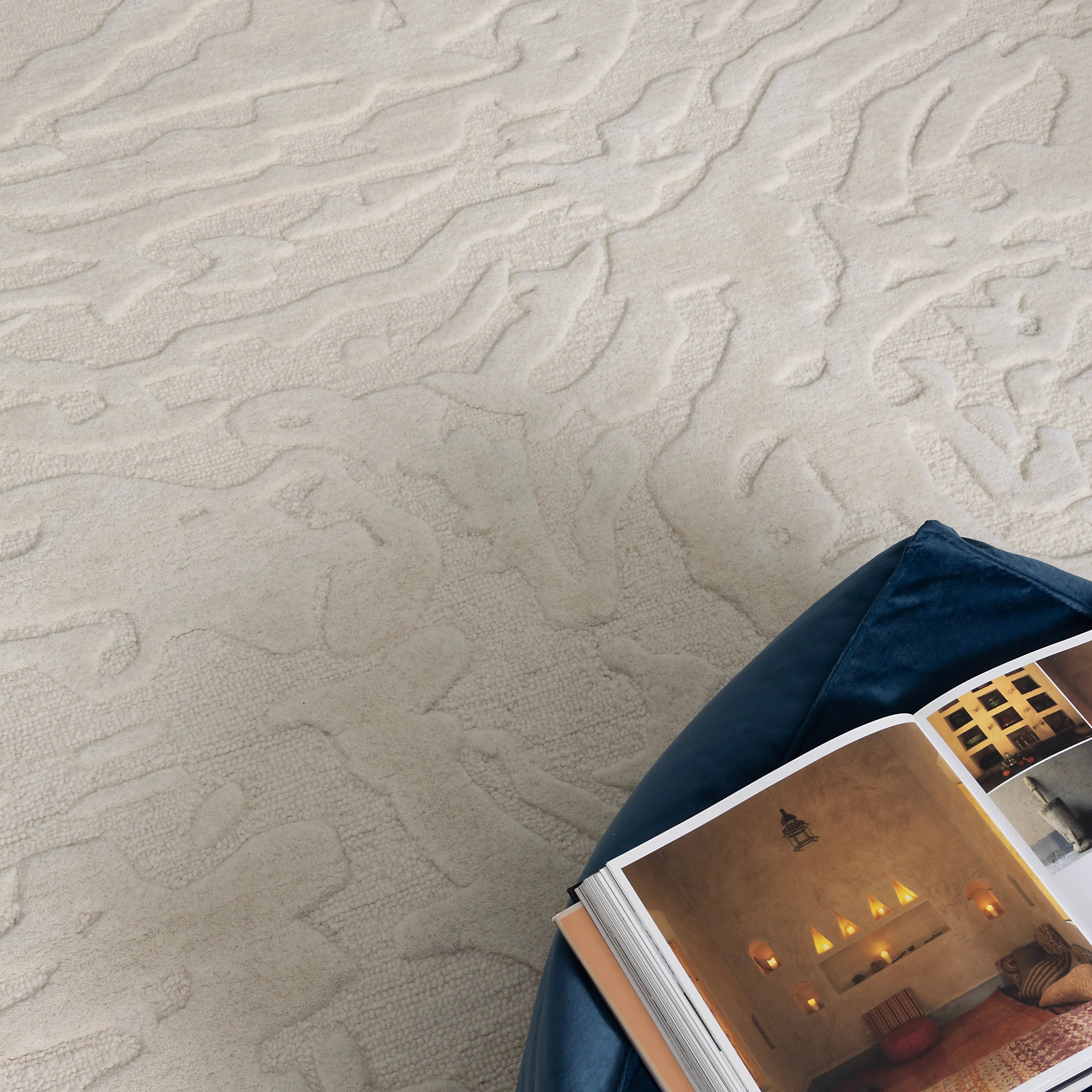 Keith Ivory Wool Rug