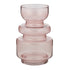 MARTE GLASS VASE 16.5X23CM ROSE# COAST