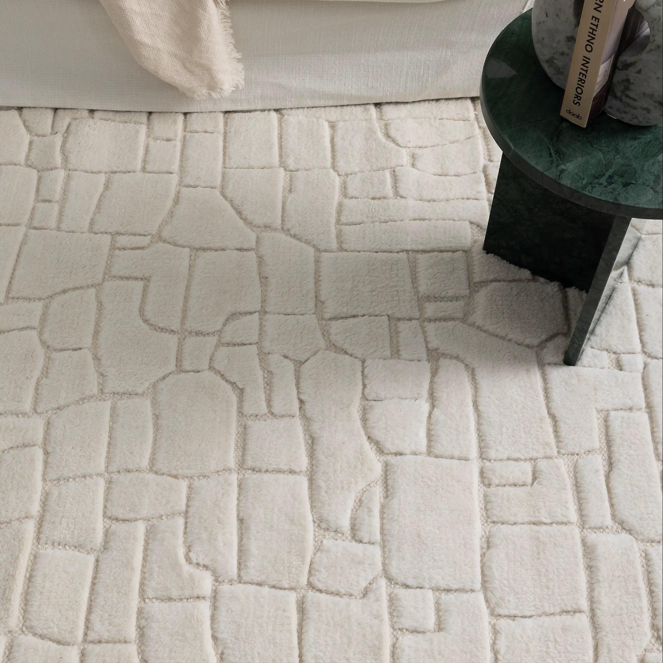Tasman Ivory Wool Rug