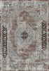 Unique Copper Black Rug
