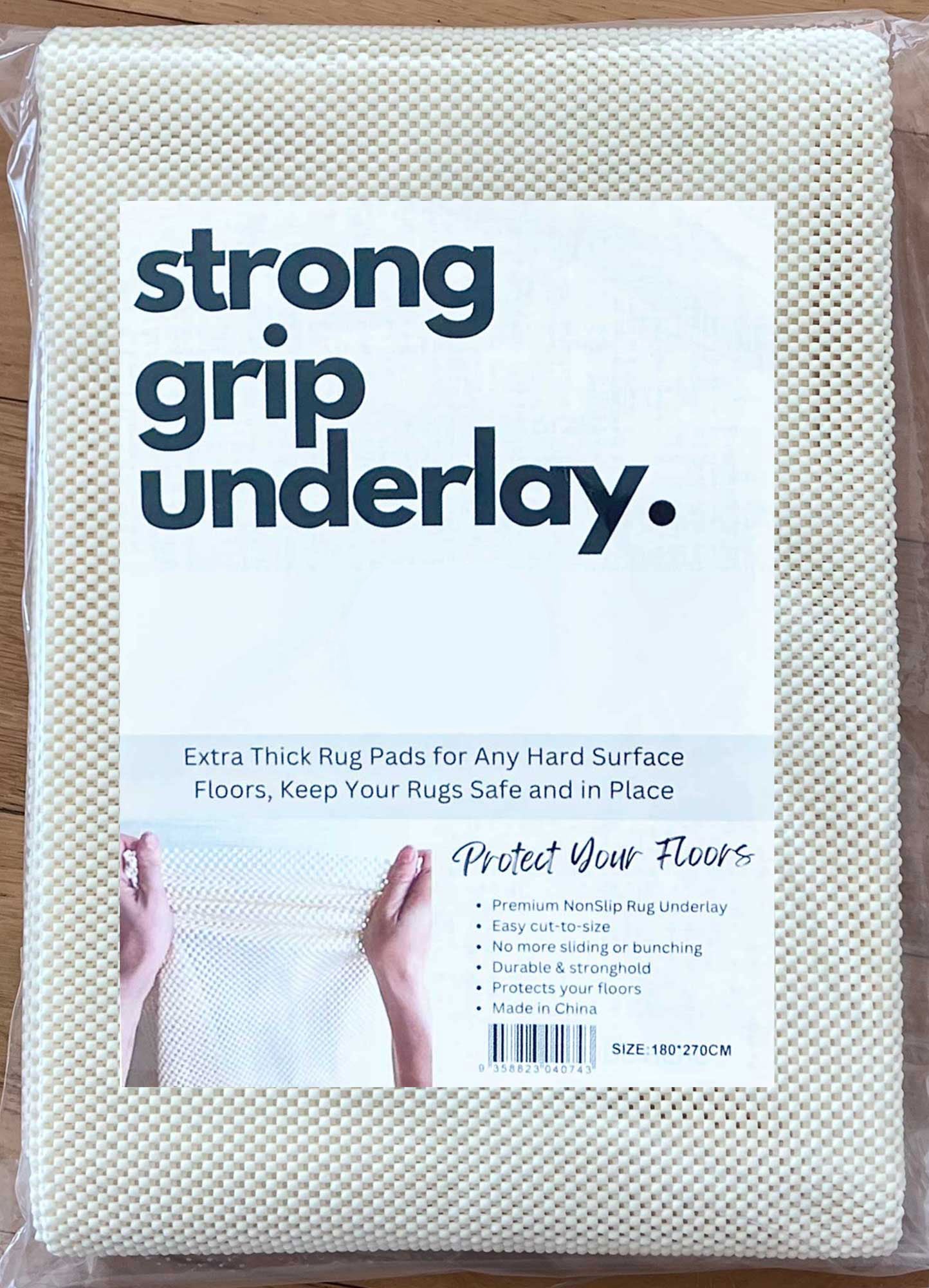 Anti Drop Rug Anti Slip Rug Pad, White PVC – Rugs a Million