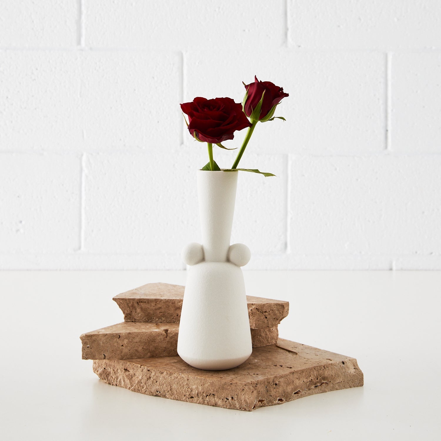 Abstract Ceramic Vase White - Vases - Rugs a Million