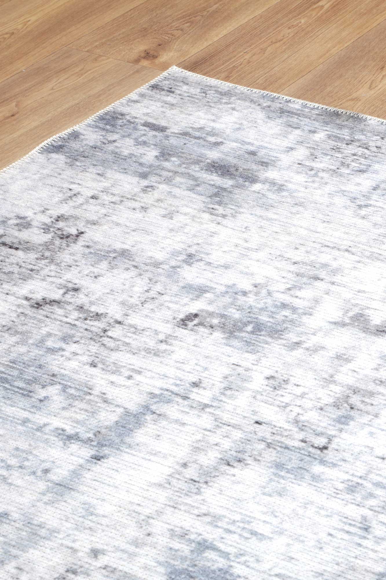 Abstract Evalina Grey Rug - Washable Rug - Rugs a Million