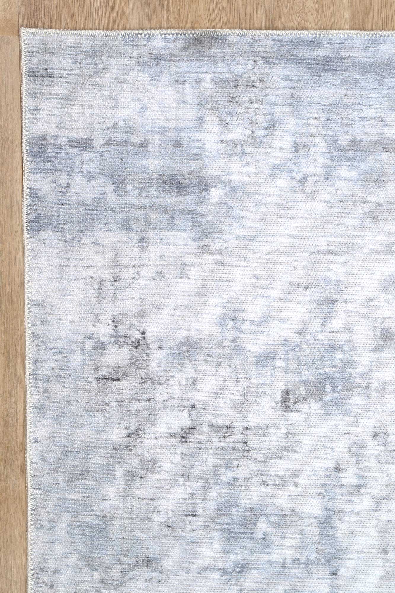 Abstract Evalina Grey Rug - Washable Rug - Rugs a Million