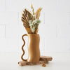 Abstract Handle Ceramic Vase Brown - Vases - Rugs a Million