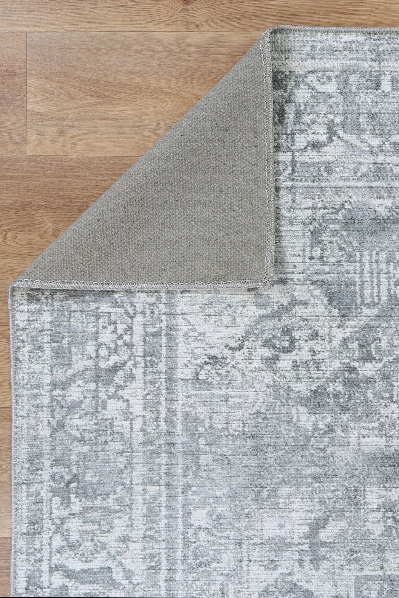 Arbela Charcoal Rug - Washable Rug - Rugs a Million