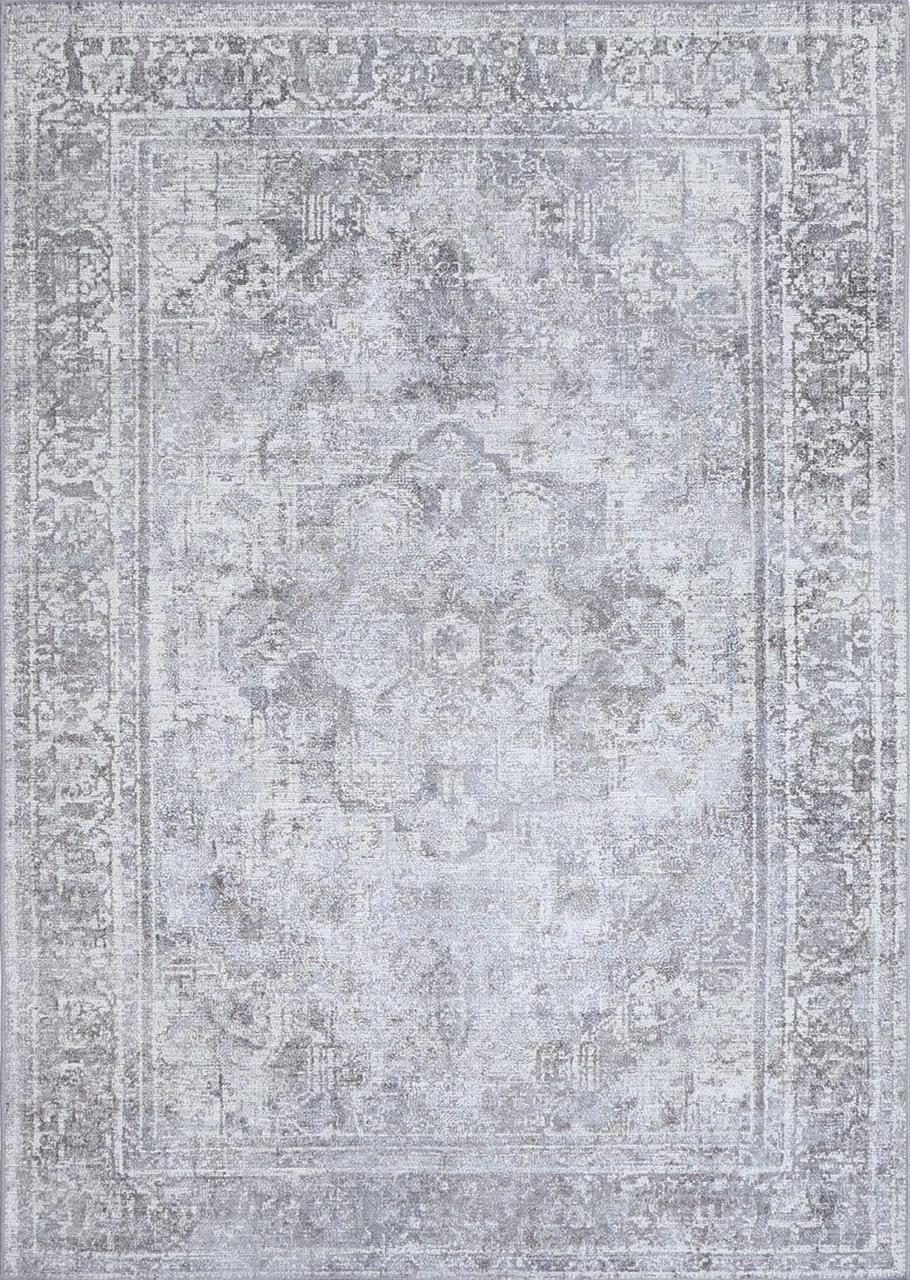 Arbela Grey Washable Rug - Washable Rug - Rugs a Million