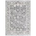 Astra Floral Rug Grey