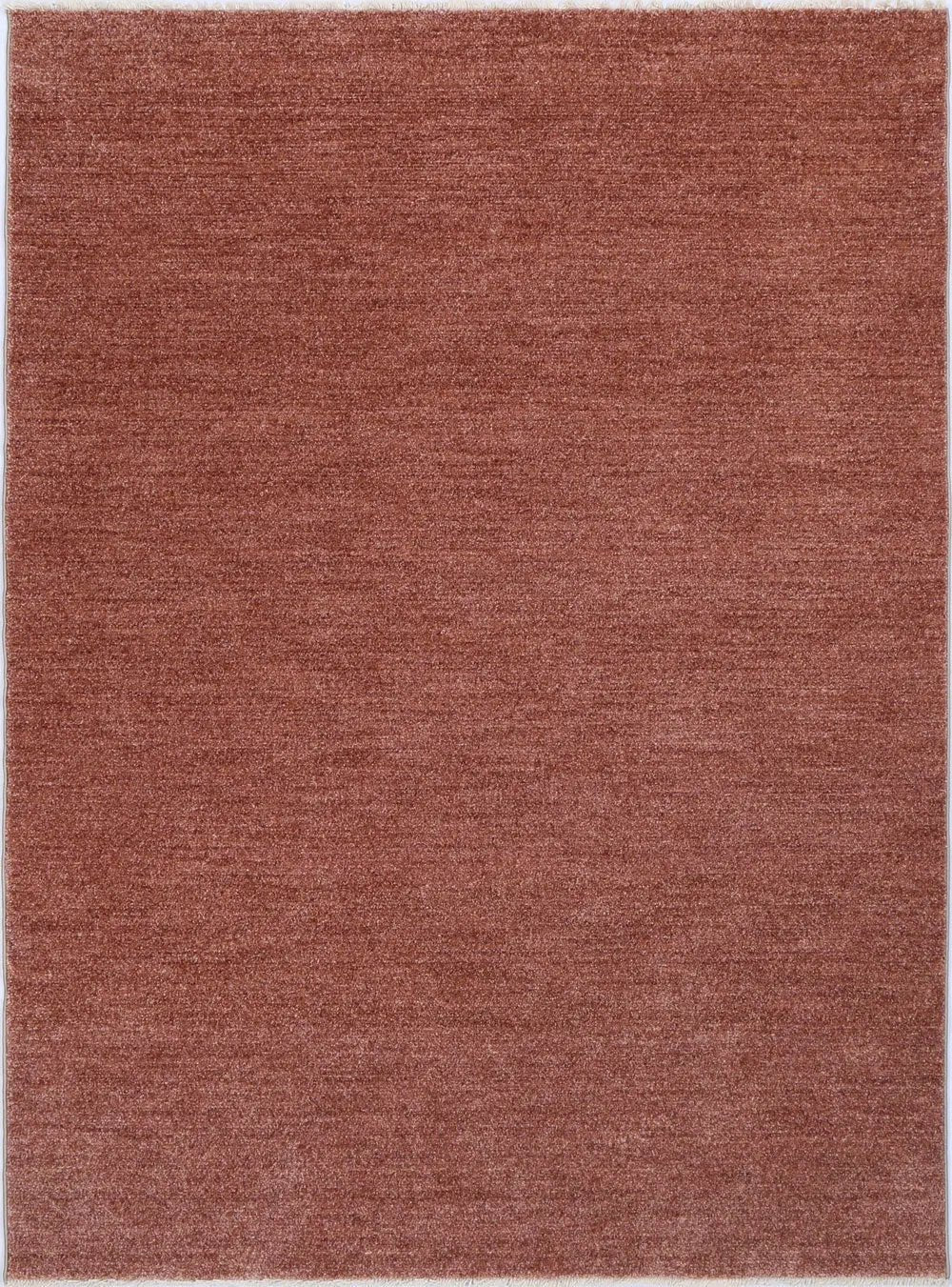 Aurora Rust Plain Rug - Rug - Rugs a Million