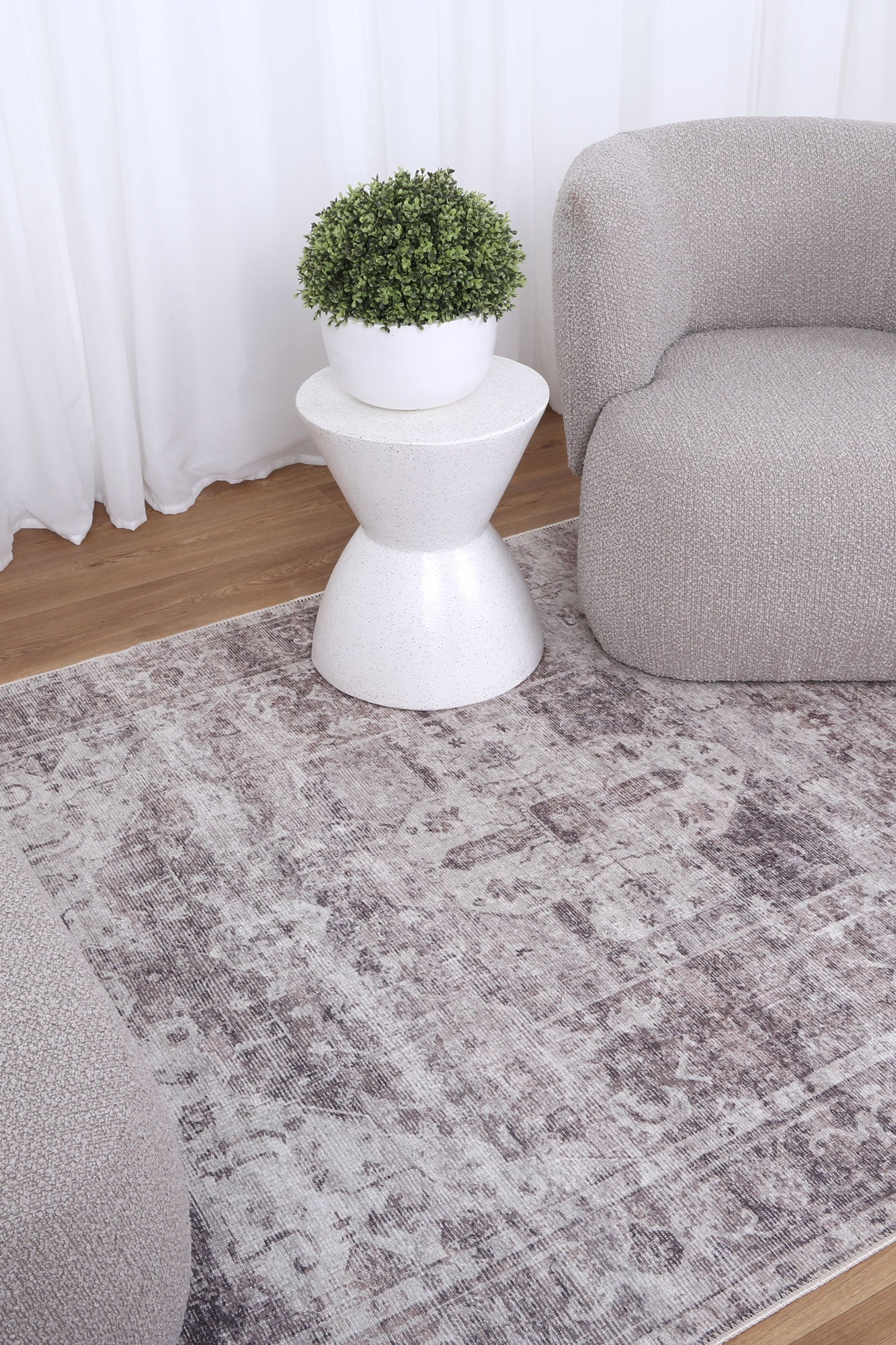 Chateau Ash Rug - Washable Rug - Rugs a Million