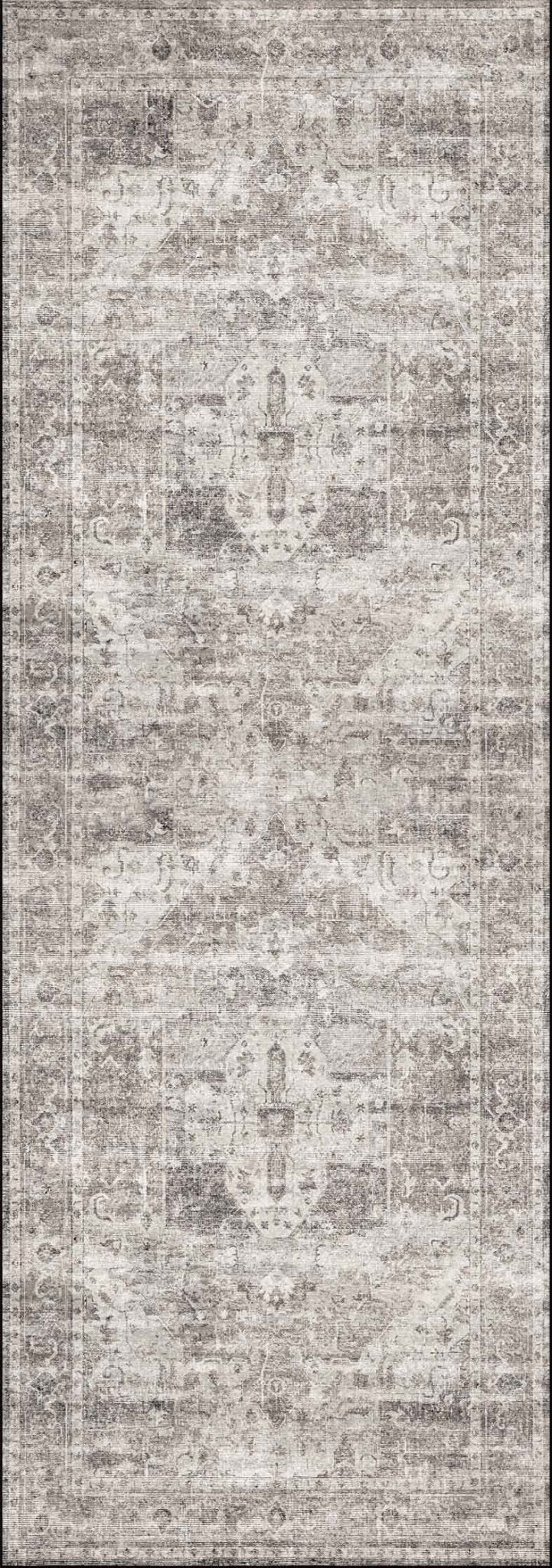 Chateau Ash Runner - Washable Rug - Rugs a Million