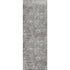 Contemporary Lauro Grey Runner - Washable Rug - Rugs a Million