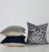 Cotton Viscose Cushion Navy - Cushion - Rugs a Million