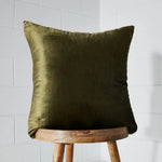 Cotton Viscose Cushion Olive - Cushion - Rugs a Million