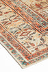 Distressed Louvre Rustic Blue Washable Rug - Washable Rug - Rugs a Million