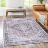 Distressed Vintage Cezanne Blush Washable Rug - Washable Rug - Rugs a Million