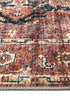 Distressed Vintage Cezanne Terracotta Area Rug - Washable Rug - Rugs a Million