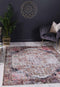 Distressed Vintage Derya Multi Area Rug - Washable Rug - Rugs a Million