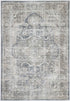 Distressed Vintage Kendra Ash Washable Rug - Washable Rug - Rugs a Million