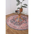 Distressed Vintage Kendra Round Rug - Washable Rug - Rugs a Million