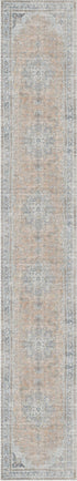 Distressed Vintage Oxus Desert Runner Rug - Washable Rug - Rugs a Million