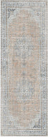 Distressed Vintage Oxus Desert Runner Rug - Washable Rug - Rugs a Million