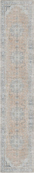 Distressed Vintage Oxus Desert Runner Rug - Washable Rug - Rugs a Million