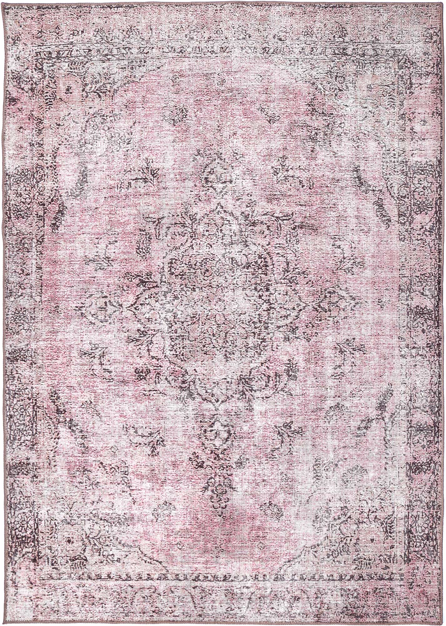 Germain Rose Washable Rug - Washable Rug - Rugs a Million