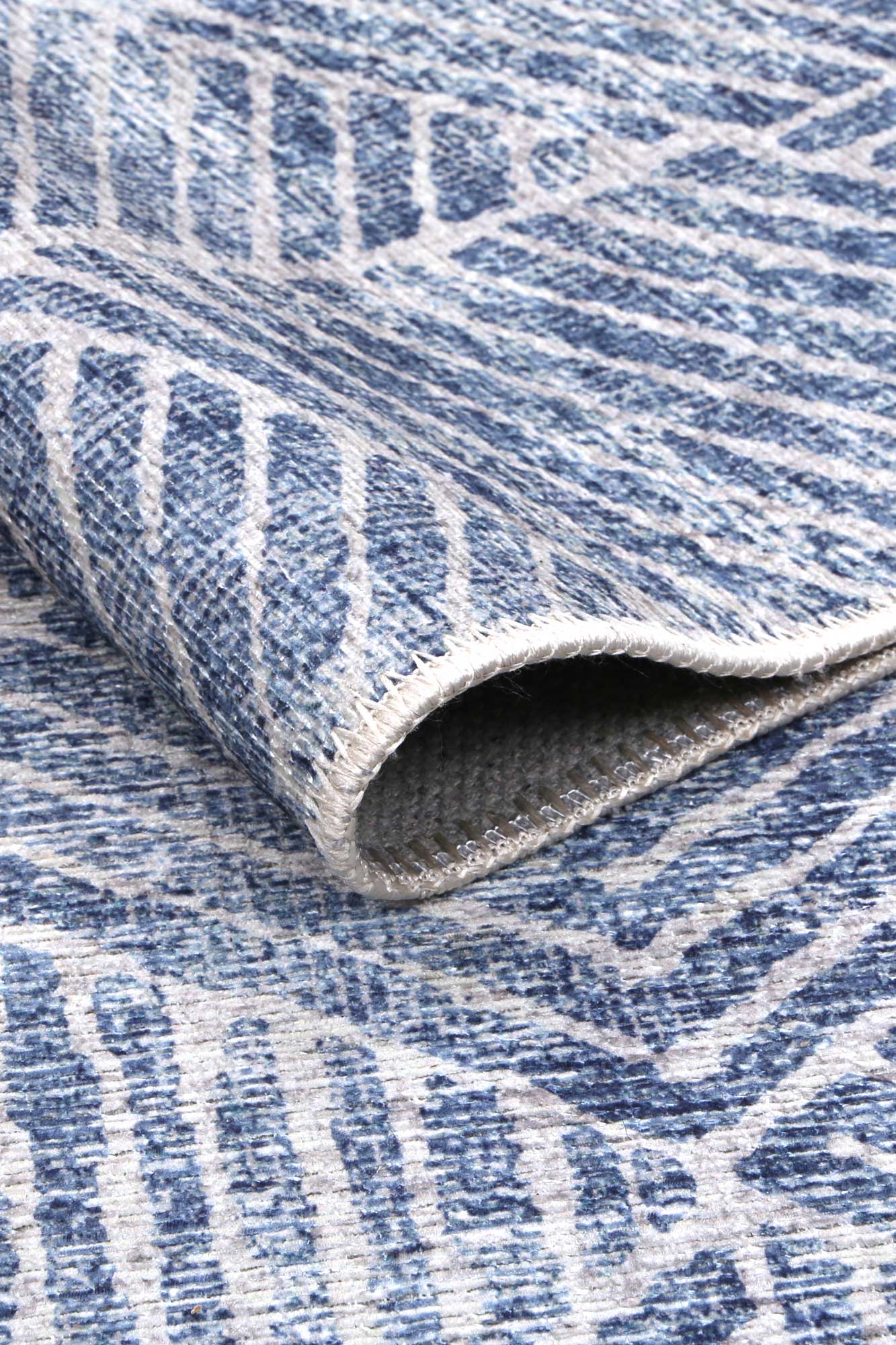 Greenport Blue Washable Rug - Washable Rug - Rugs a Million