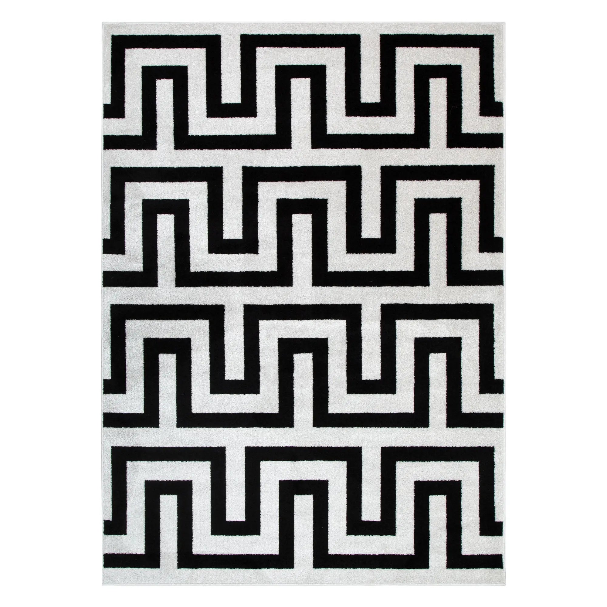 Huxley Black White Floor Rug - Area Rug - Rugs a Million
