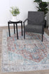 Kutha Blue Red Washable Rug - Washable Rug - Rugs a Million