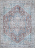 Kutha Blue Red Washable Rug - Washable Rug - Rugs a Million