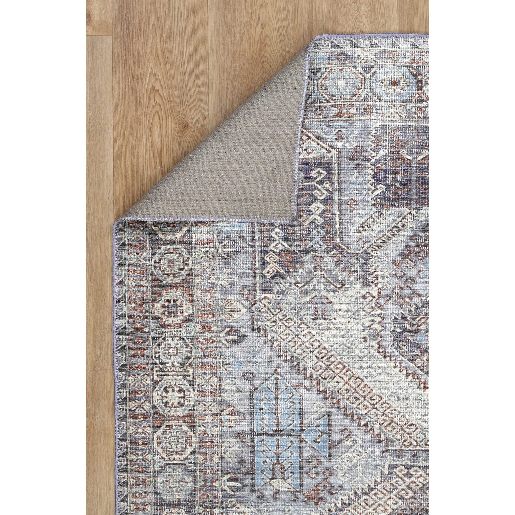 Le Grand Louvre Blue Washable Runner - Washable Rug - Rugs a Million