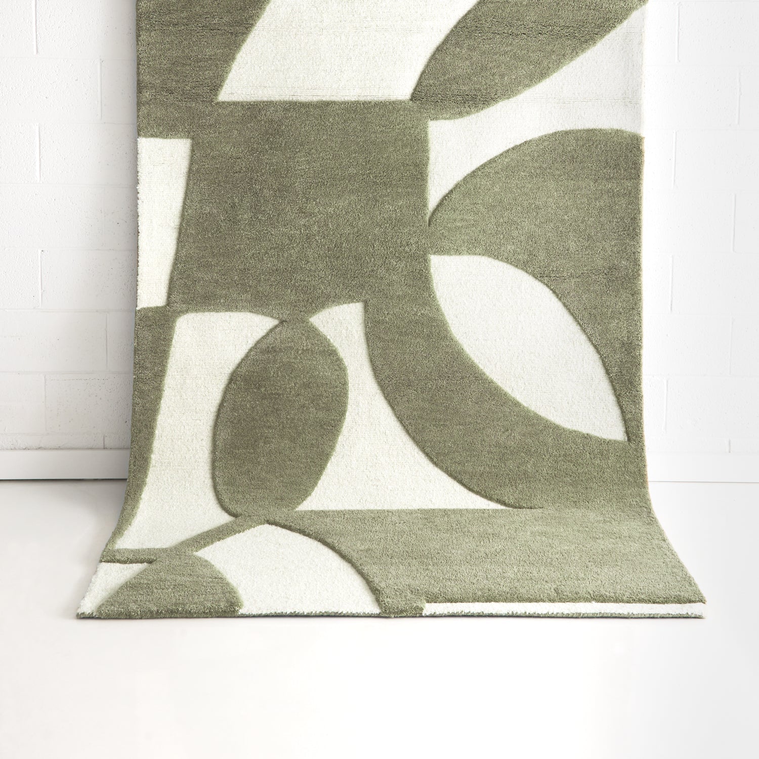 Levis Ivory Green Wool Rug - Area Rug - Rugs a Million