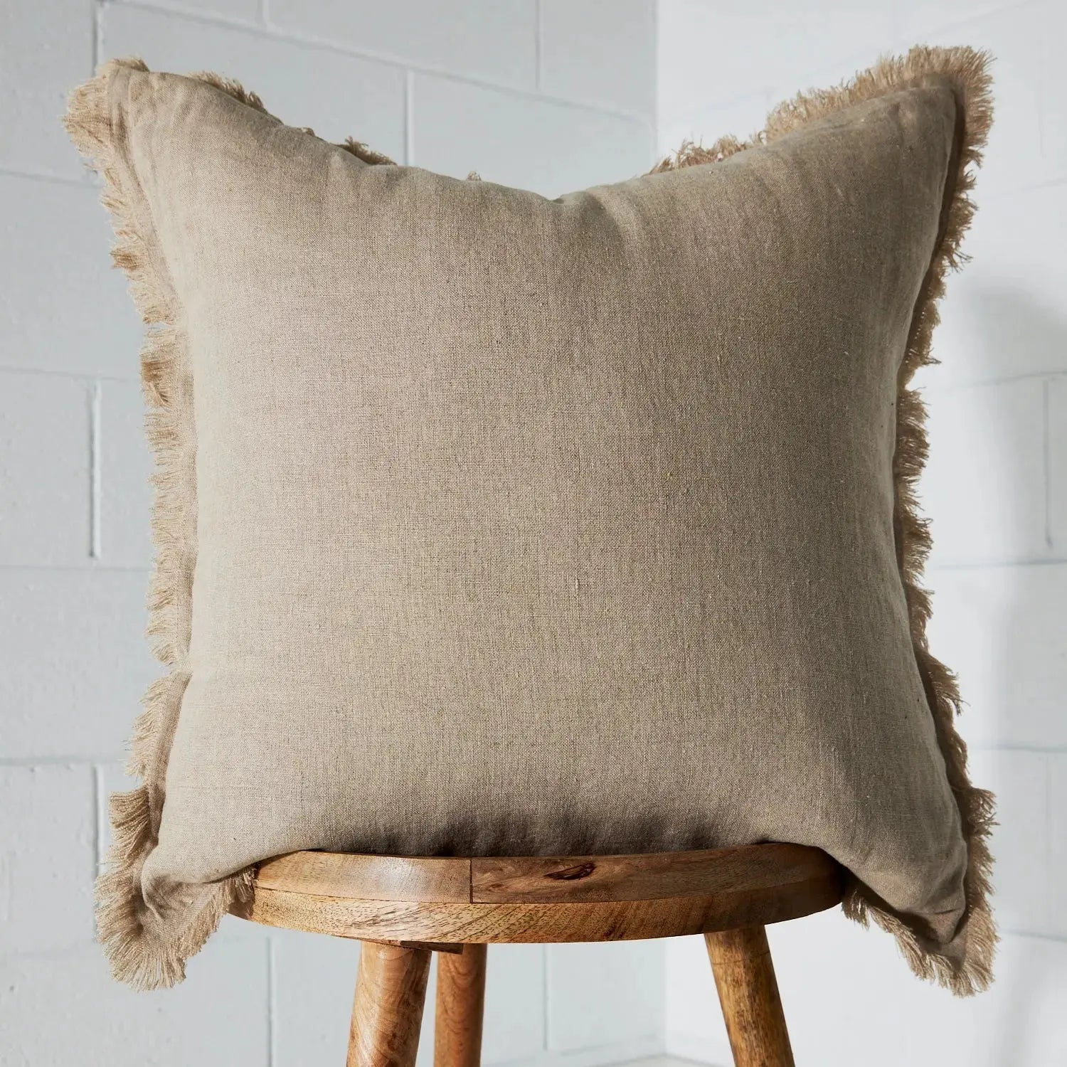 Linen Cushion Sage Green - Cushion - Rugs a Million