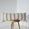 Lumbar Oversized Cushion Ivory and Brown - Cushion - Rugs a Million