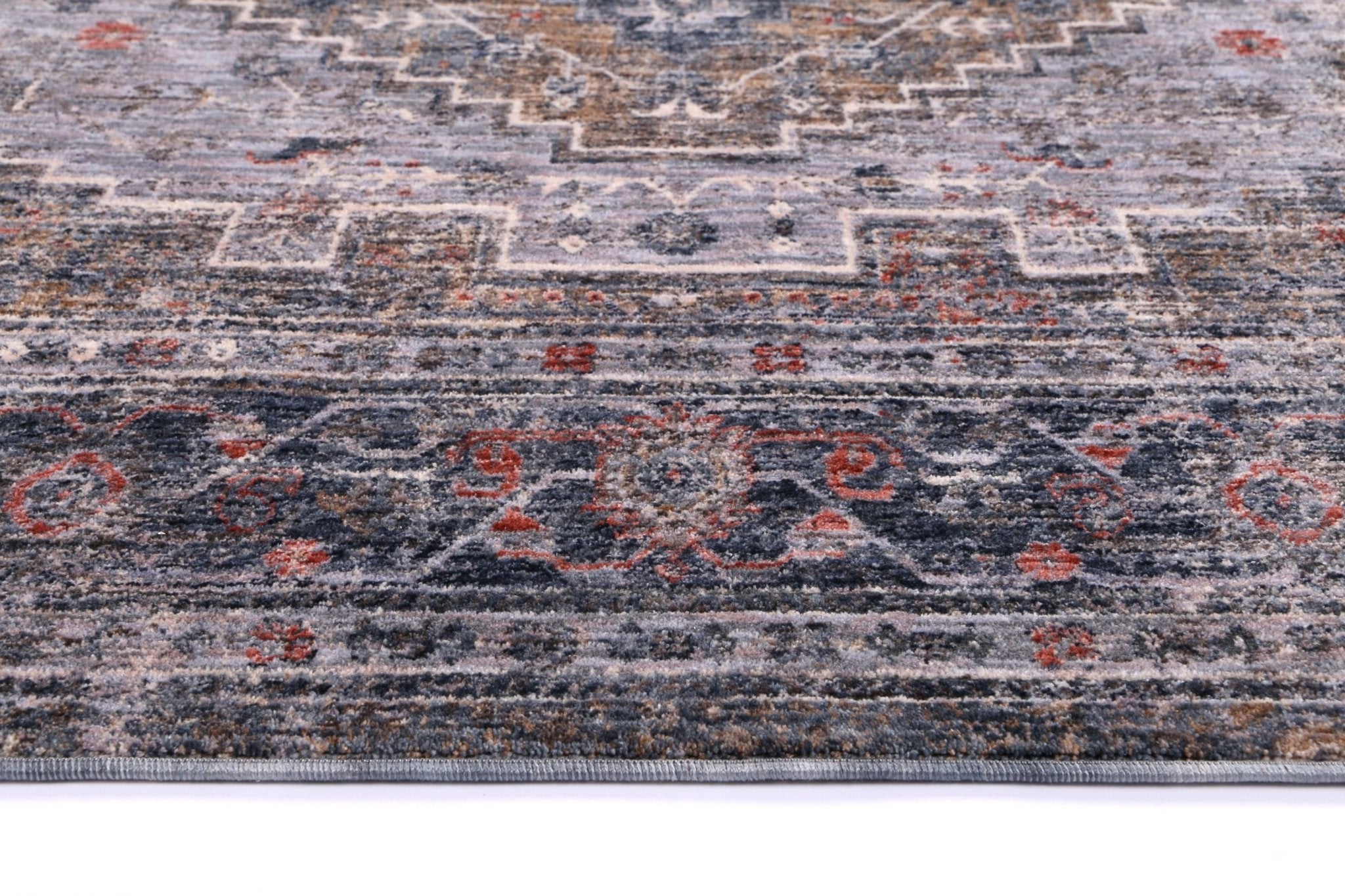 Malte Black Red Traditional Rug - Area Rug - Rugs a Million