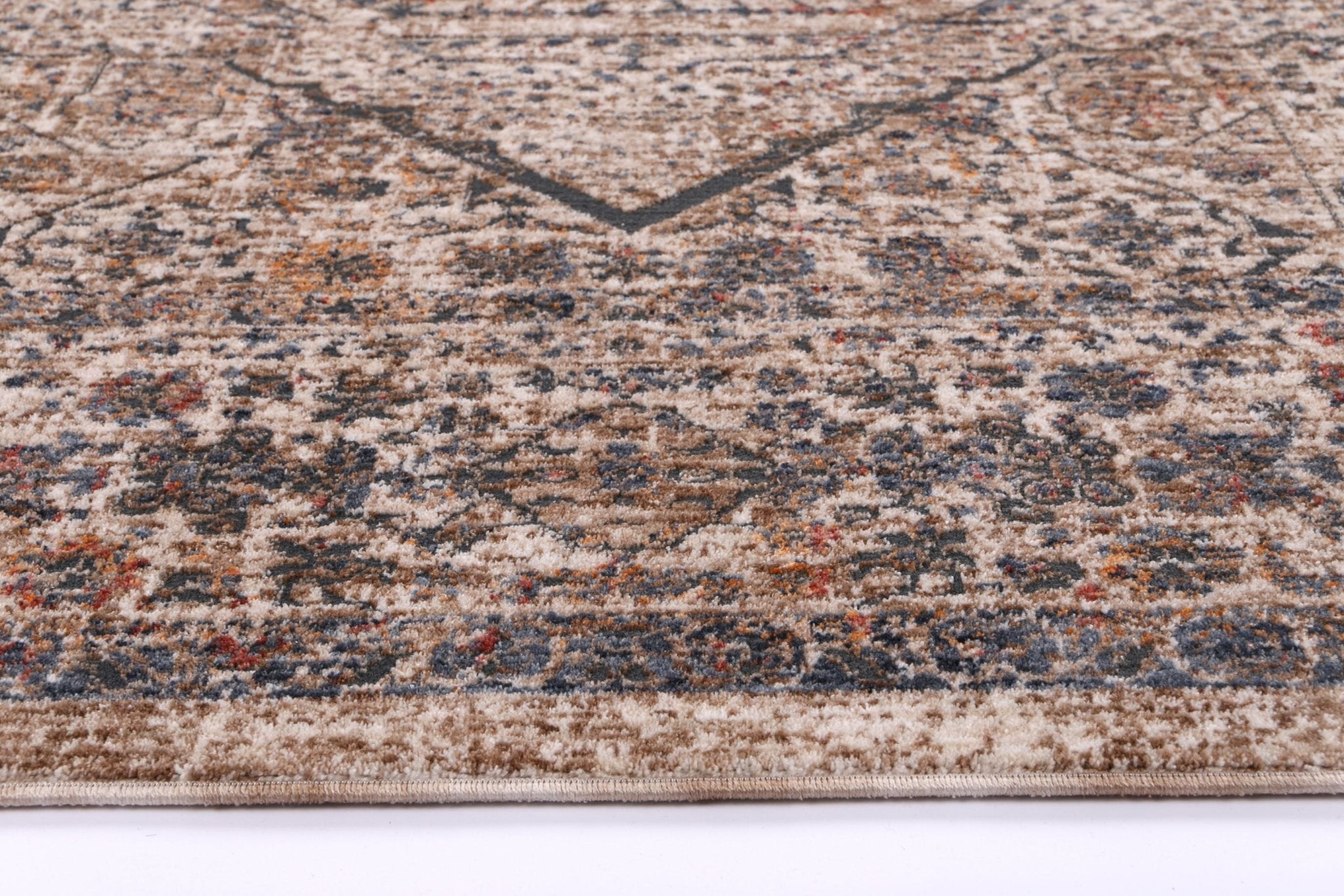 Malte Orange Cream Traditional Rug - Area Rug - Rugs a Million