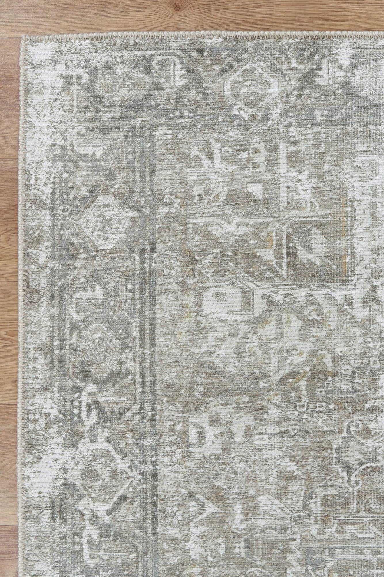 Nuzi Neutral Washable Rug - Washable Rug - Rugs a Million