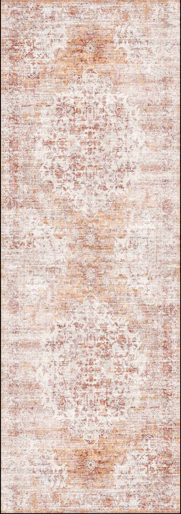 Senlis Sunset Mandarin Runner - Washable Rug - Rugs a Million