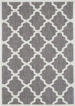 Sisalo Grey and Cream Geometric Rug - Runner - Rugs a Million