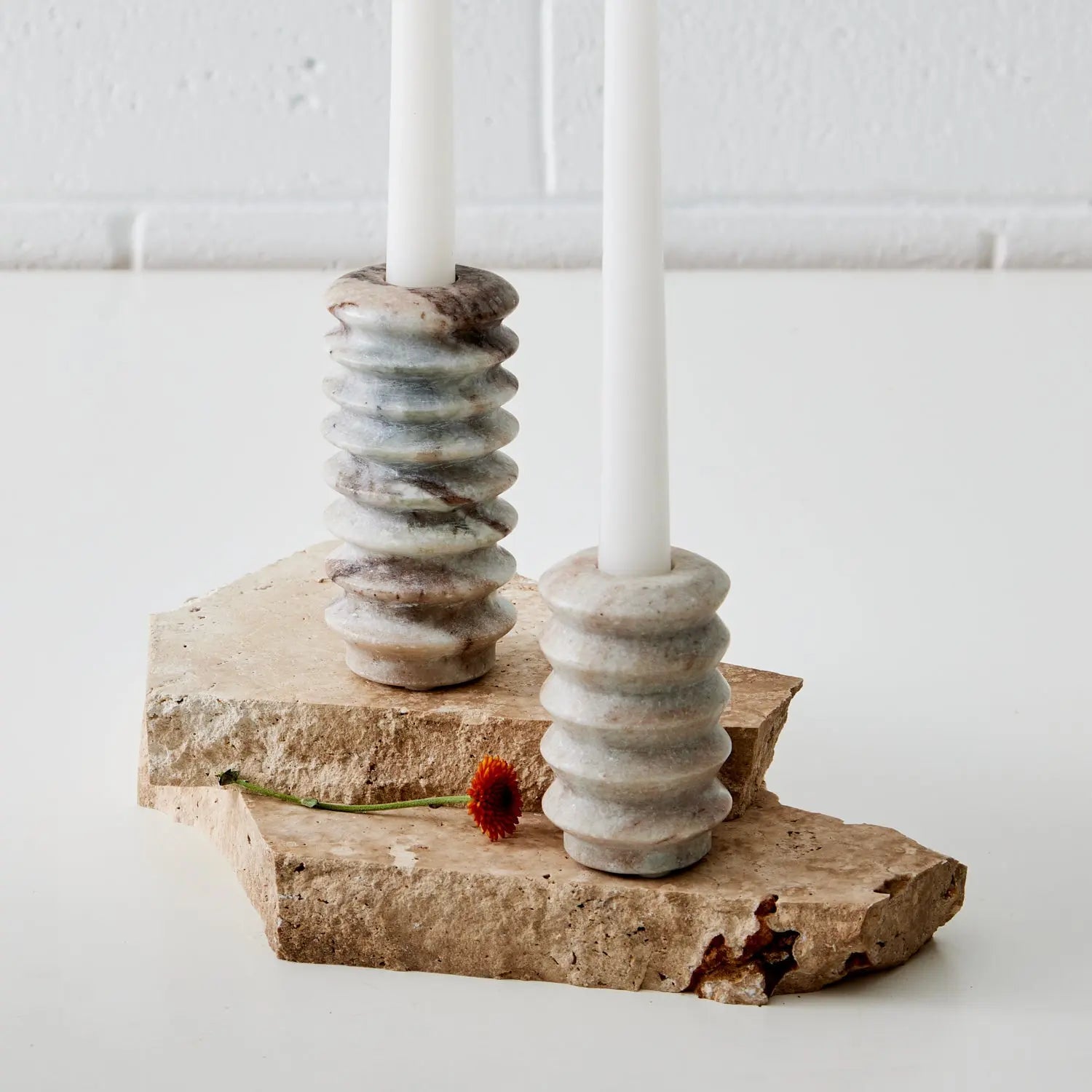 Taper Marble Candleholder - Taper/Pillar Candles - Rugs a Million