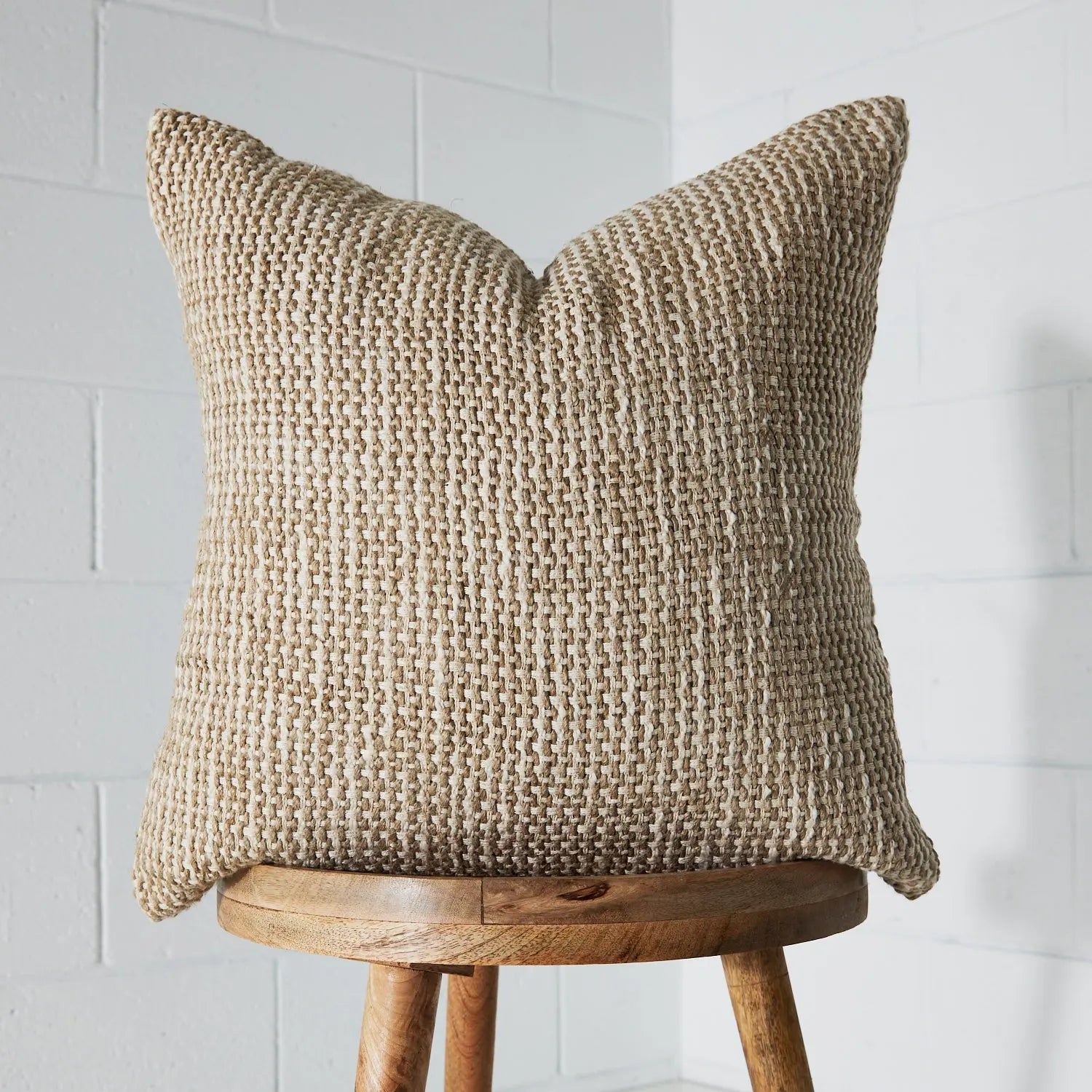 Textured Cushion Natural - Cushion - Rugs a Million