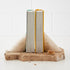 Travertine Stone Bookends - Sculptures - Rugs a Million