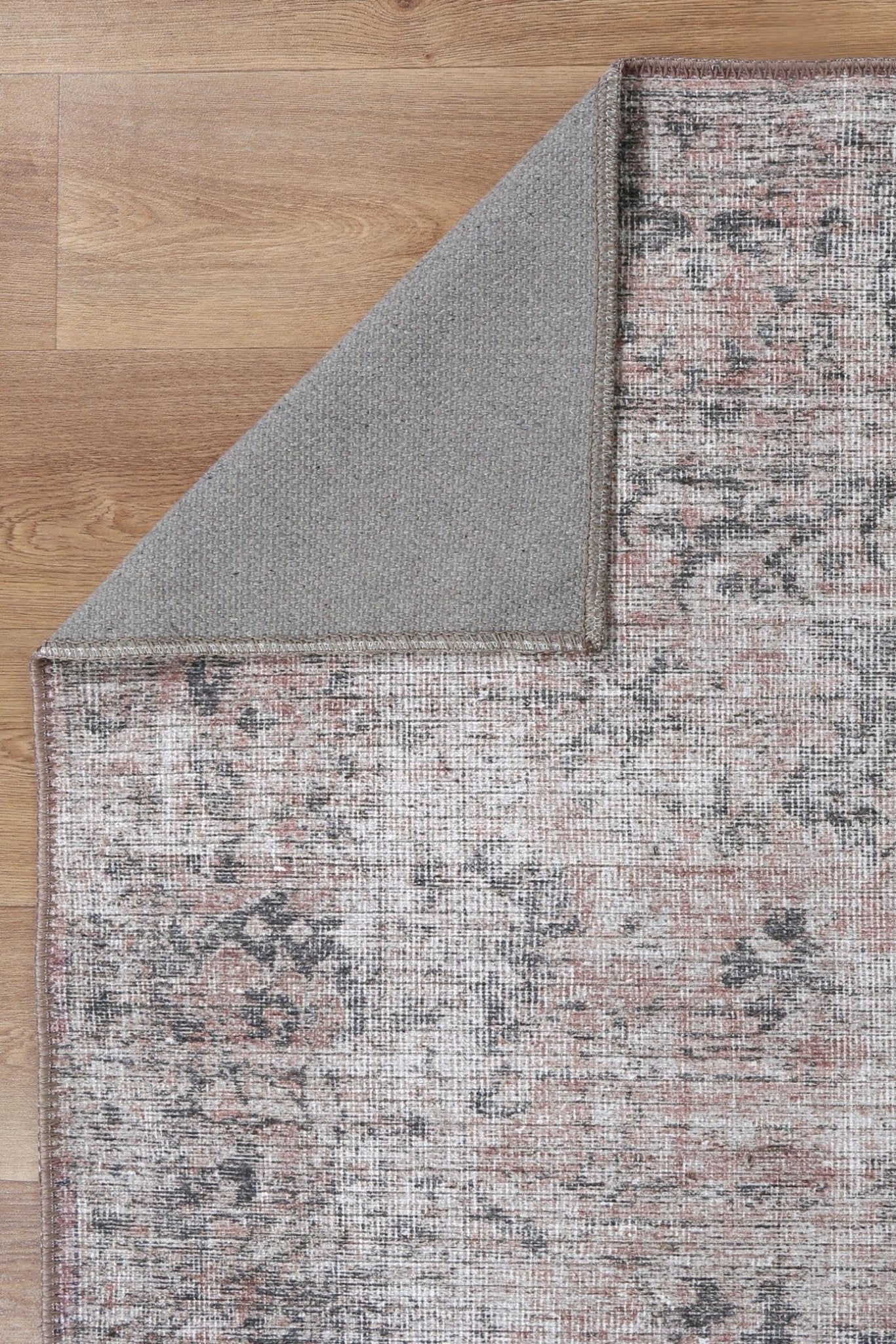 Tuttul Rust Rug - Washable Rug - Rugs a Million