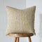 Two Tone Textured Stripes Cushion Ivory - Cushion - Rugs a Million
