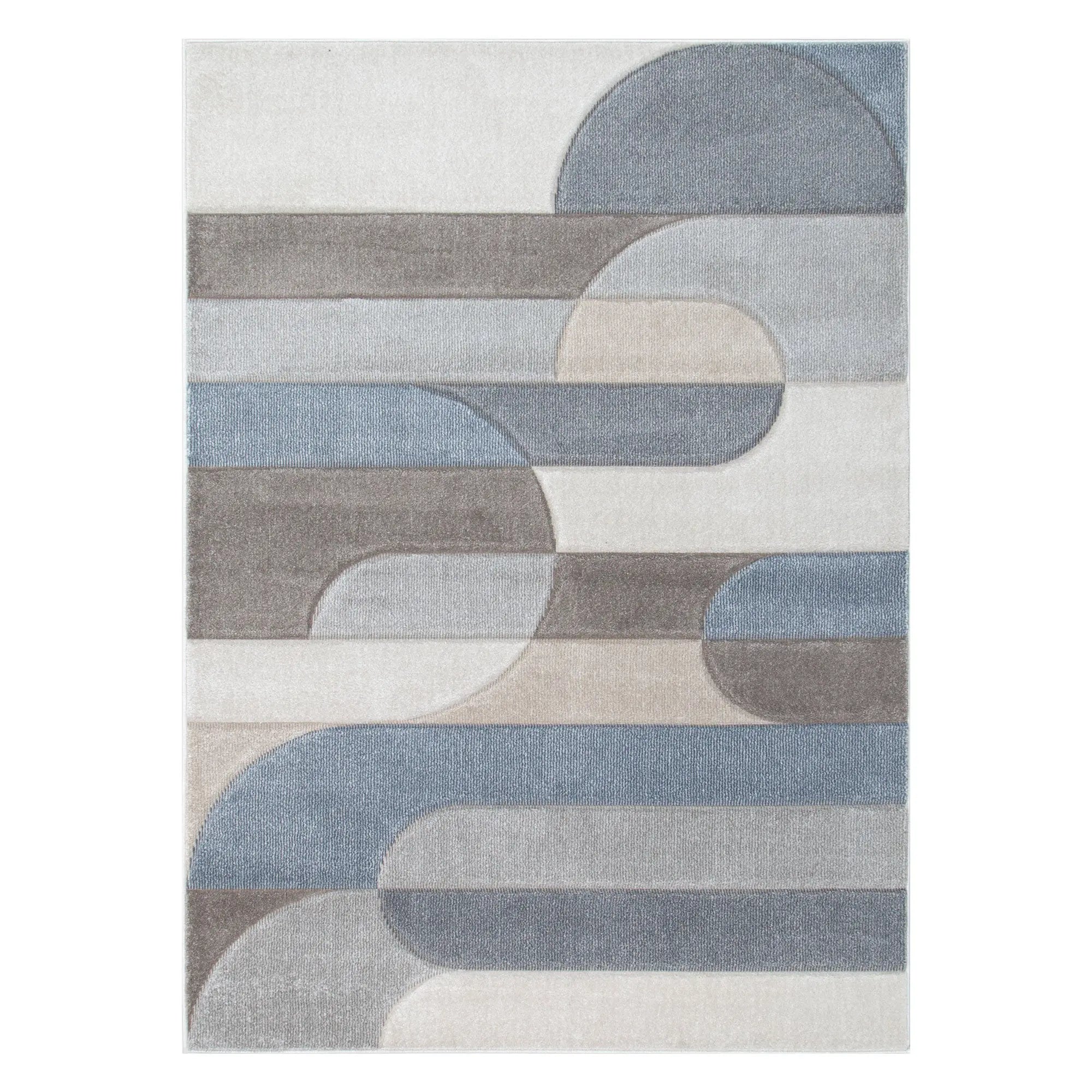 Wilson Multi Blue Floor Rug - Area Rug - Rugs a Million